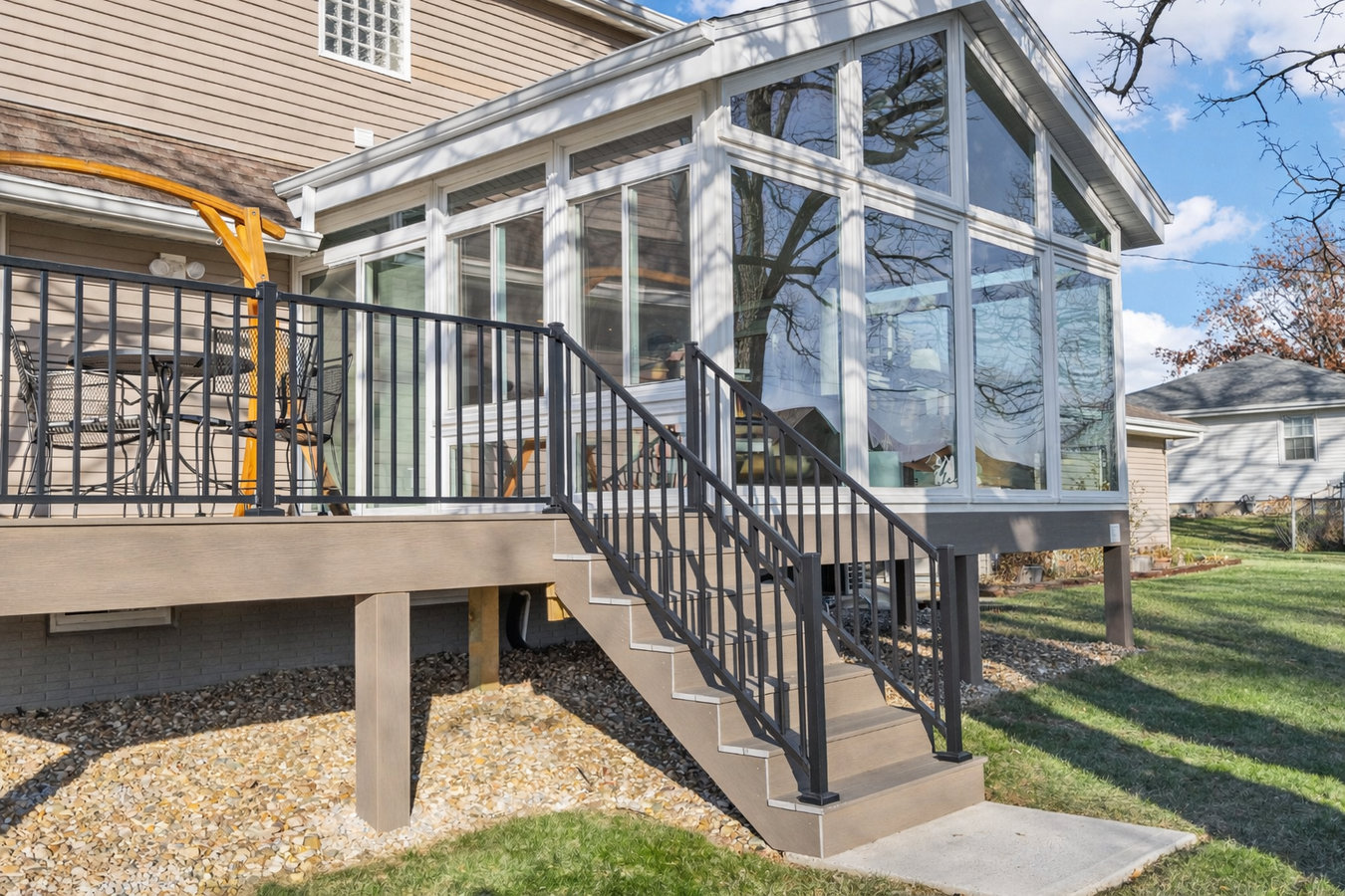 Sunroom construction in Fullerton, CA